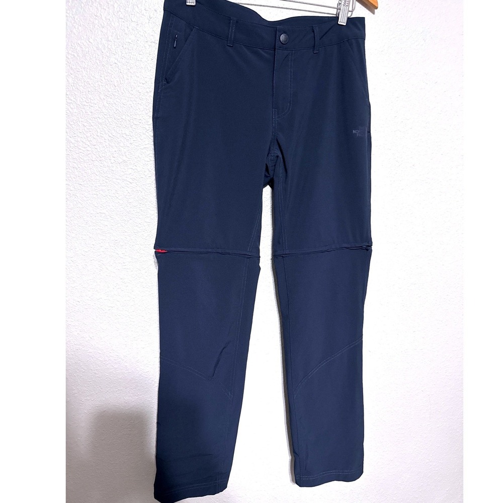 The North Face Women's Sz 8 Navy Blue Utility Paramount Convertible Hiking Pants - Picture 6 of 11